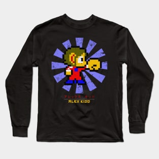 Alex Kidd Retro Japanese Long Sleeve T-Shirt